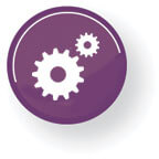 large mechanical icon